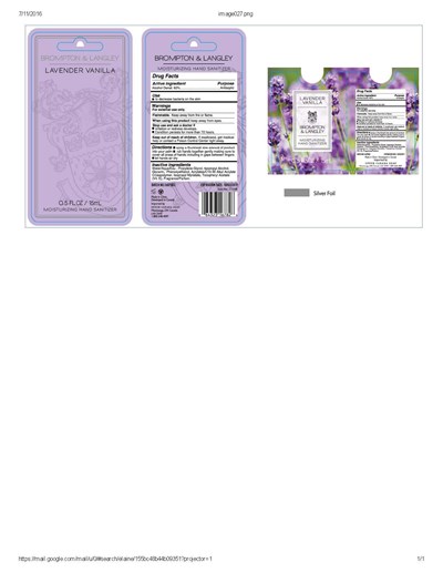 Label (Lavender Vanilla Label)